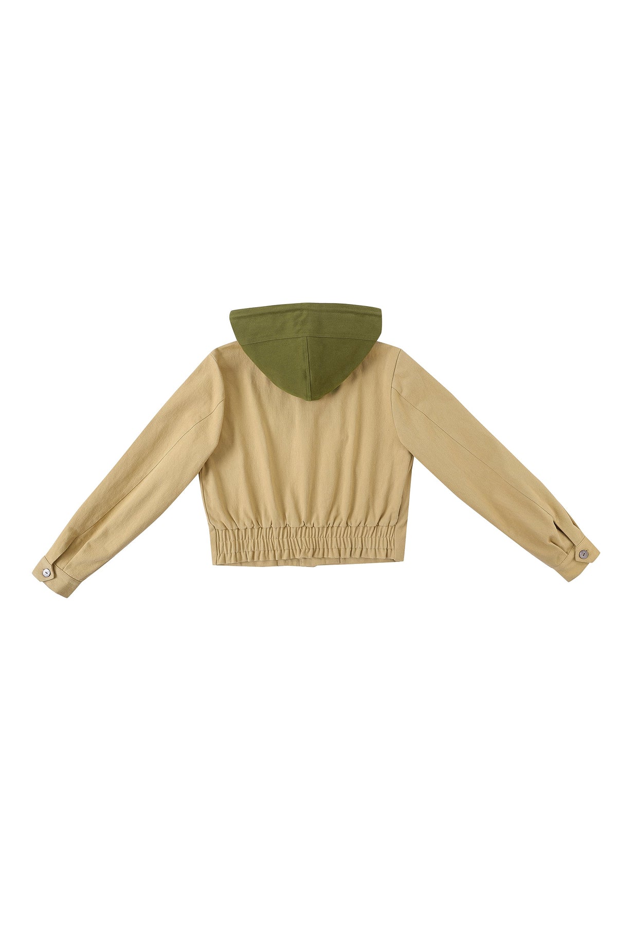 Hooded Canvas Jacket Khaki / Moss