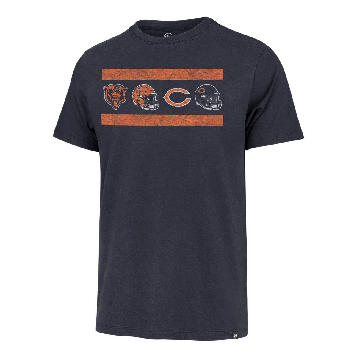 Men's Chicago Bears Multi Logo Navy Regional Club Tee
