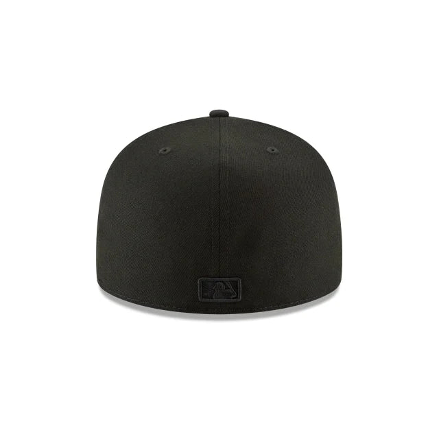 Anaheim Angels Tonal Black On Black 59Fifty Fitted Hat