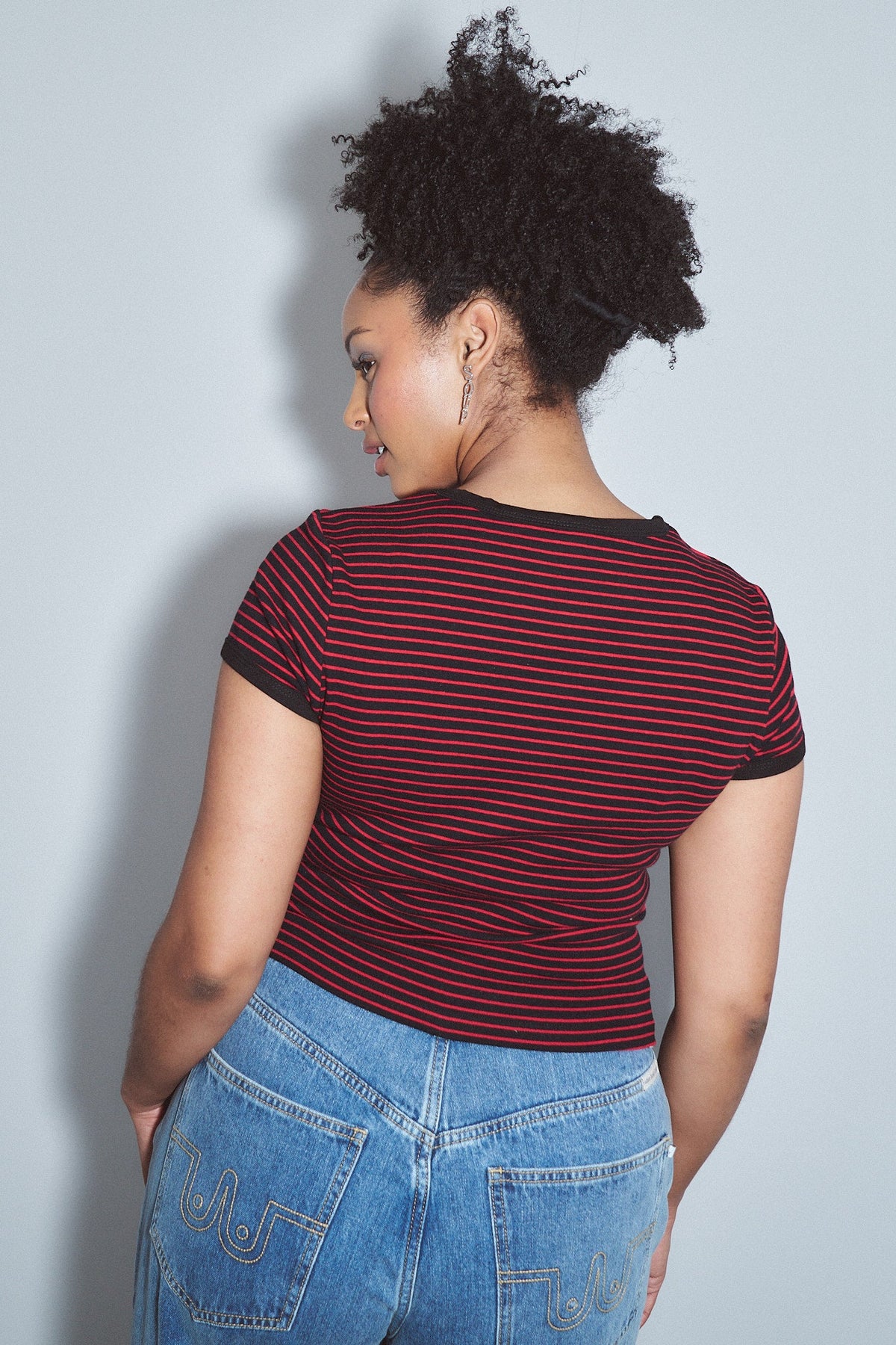 Calvin Snap Tee Blood Stripe