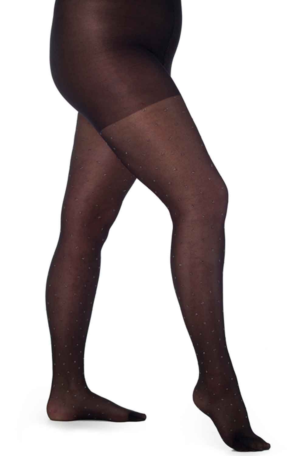 Luxury Glitter Dot Curvy Super Stretch Tights