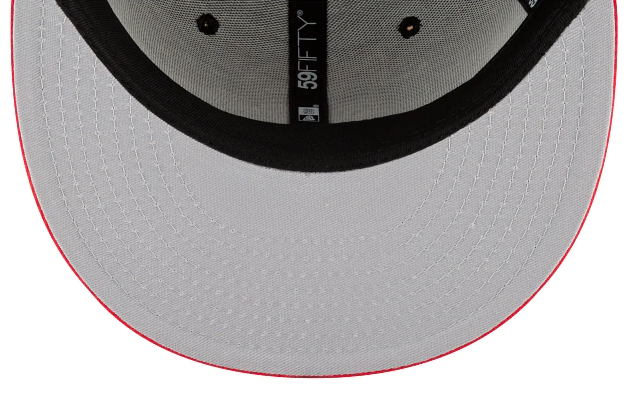 Men's Chicago Bulls NBA 2021 Draft New Era Black and Red 59FIFTY Fitted Hat