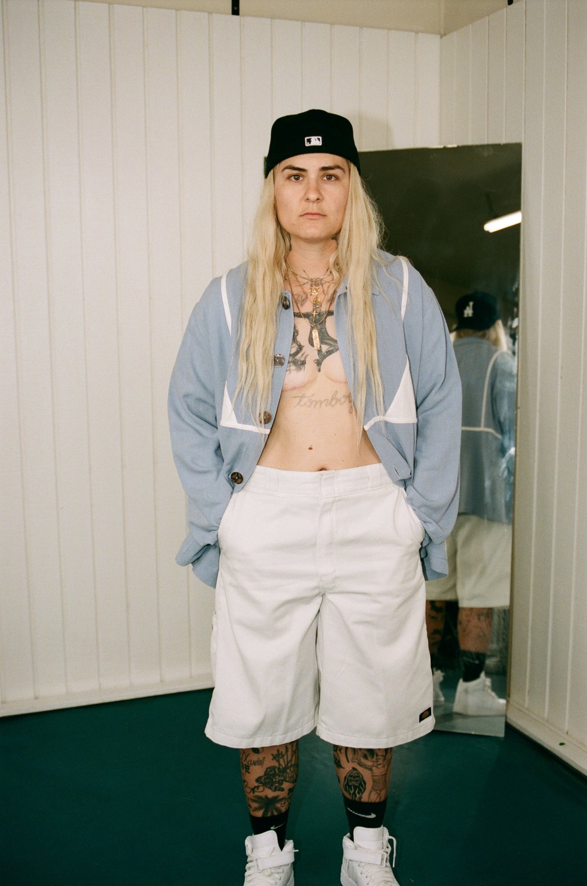 Unisex Bikini Bod Thick Linen Chore Jacket