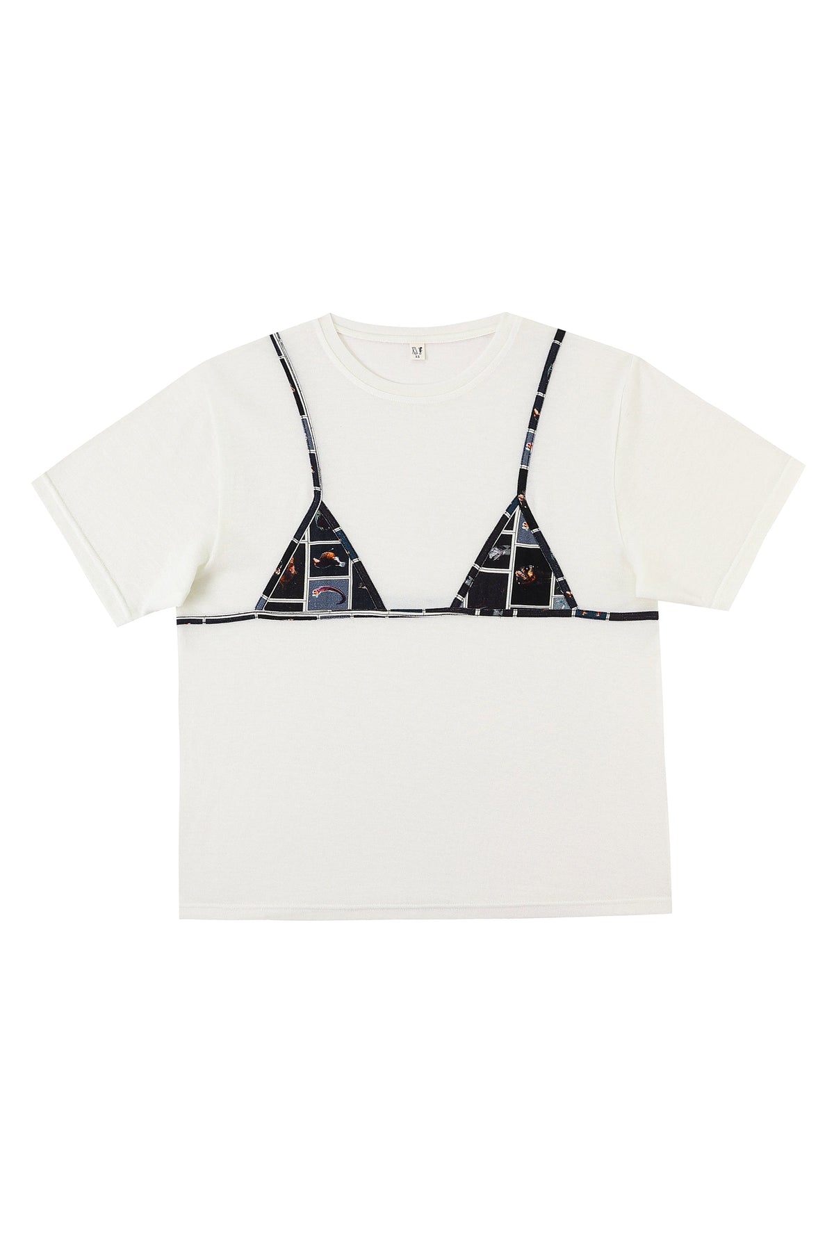 Unisex Bikini Bod Wool Blend Tee Cuter Fish