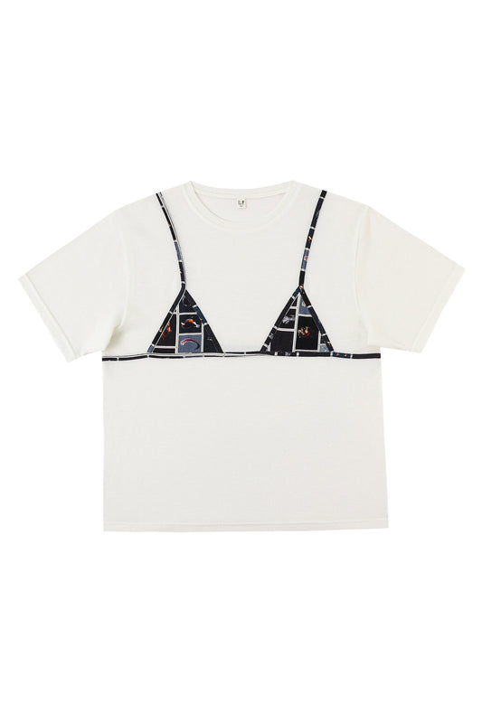 Unisex Bikini Bod Wool Blend Tee Cuter Fish