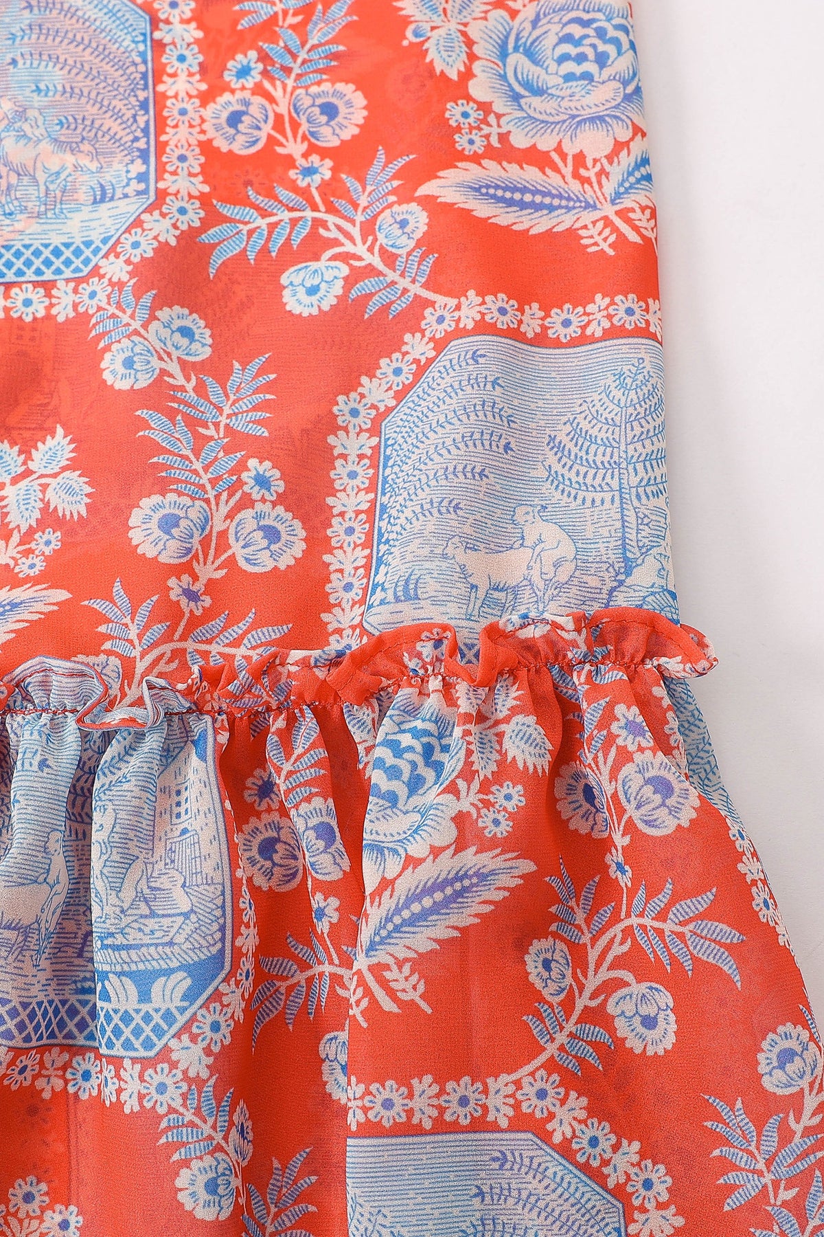 1 left - Chiffon Ruffle Duster French Sex