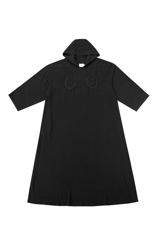 PostPartum Death Cloak Soft Linen Black