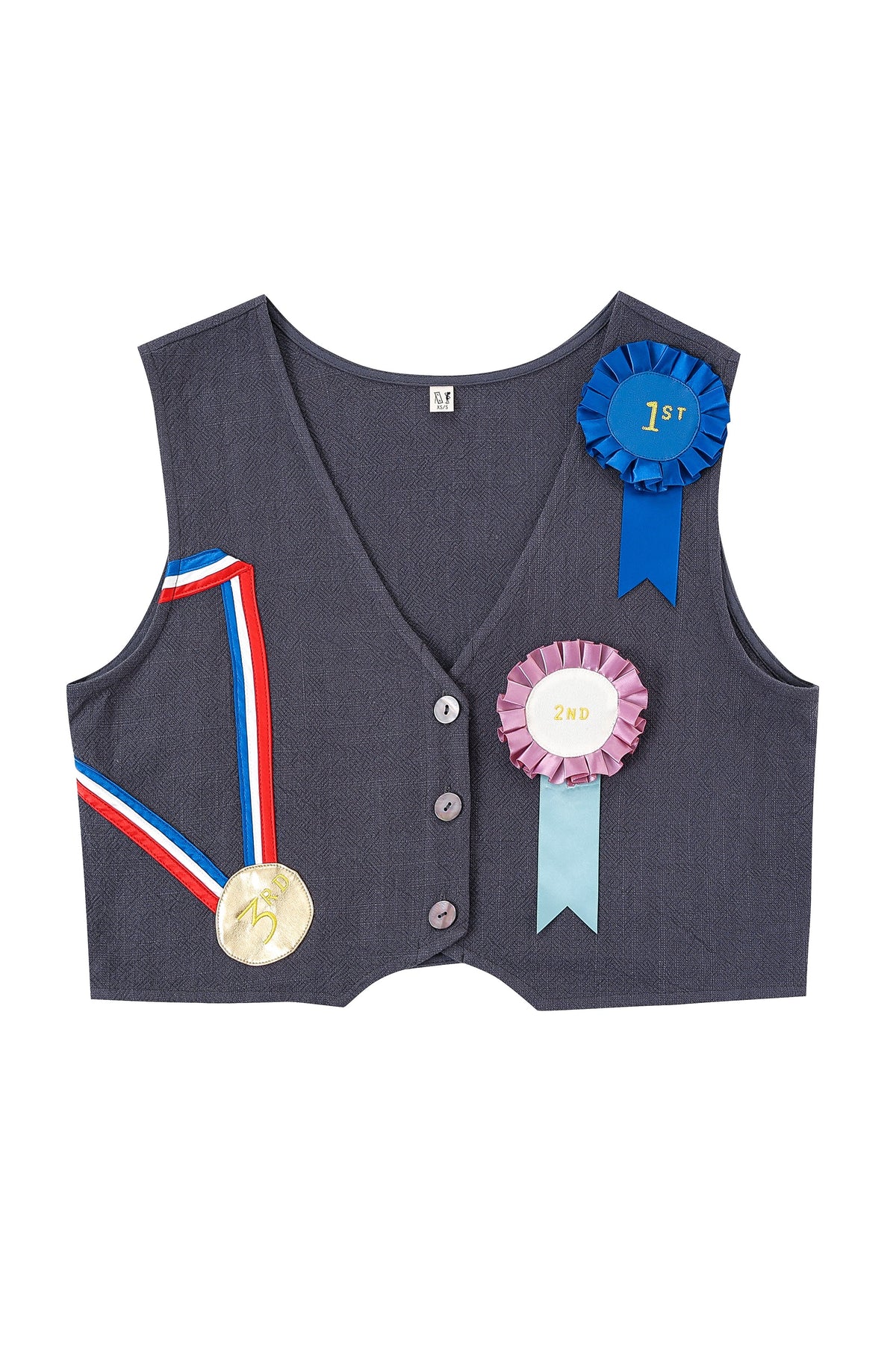 4 left - Winners Only Thick Linen Vest