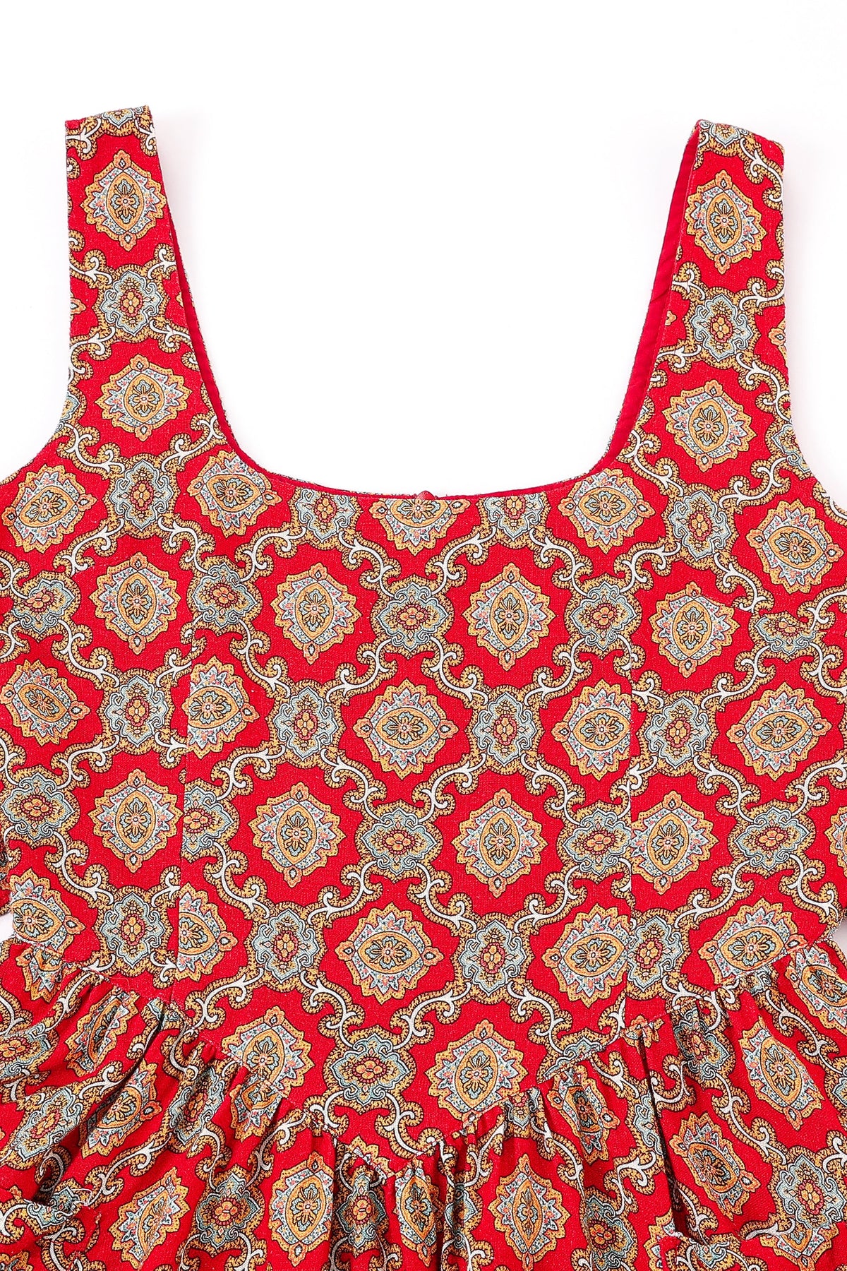 Trad Mistress Soft Linen Mini Dress Fancy Red Couch