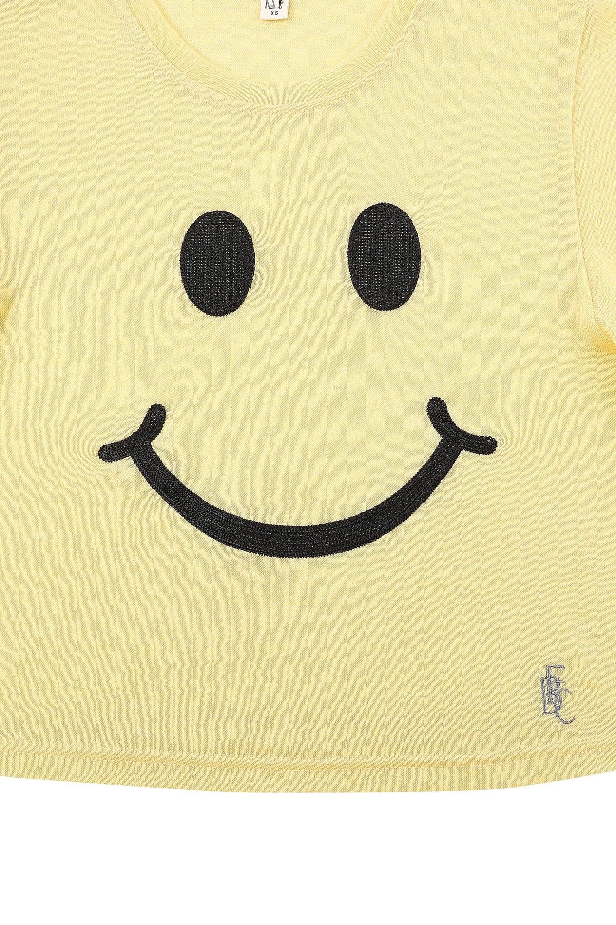 Smiley Face Wool blend Tommy Tee