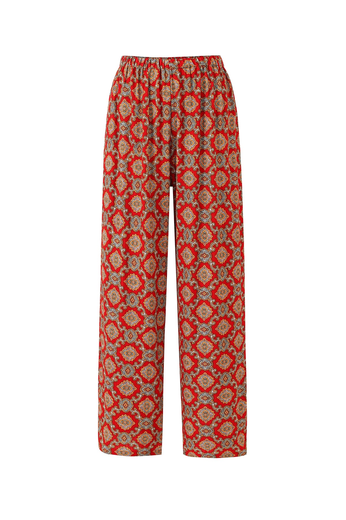 Lazy Pants Soft Linen Fancy Red Couch