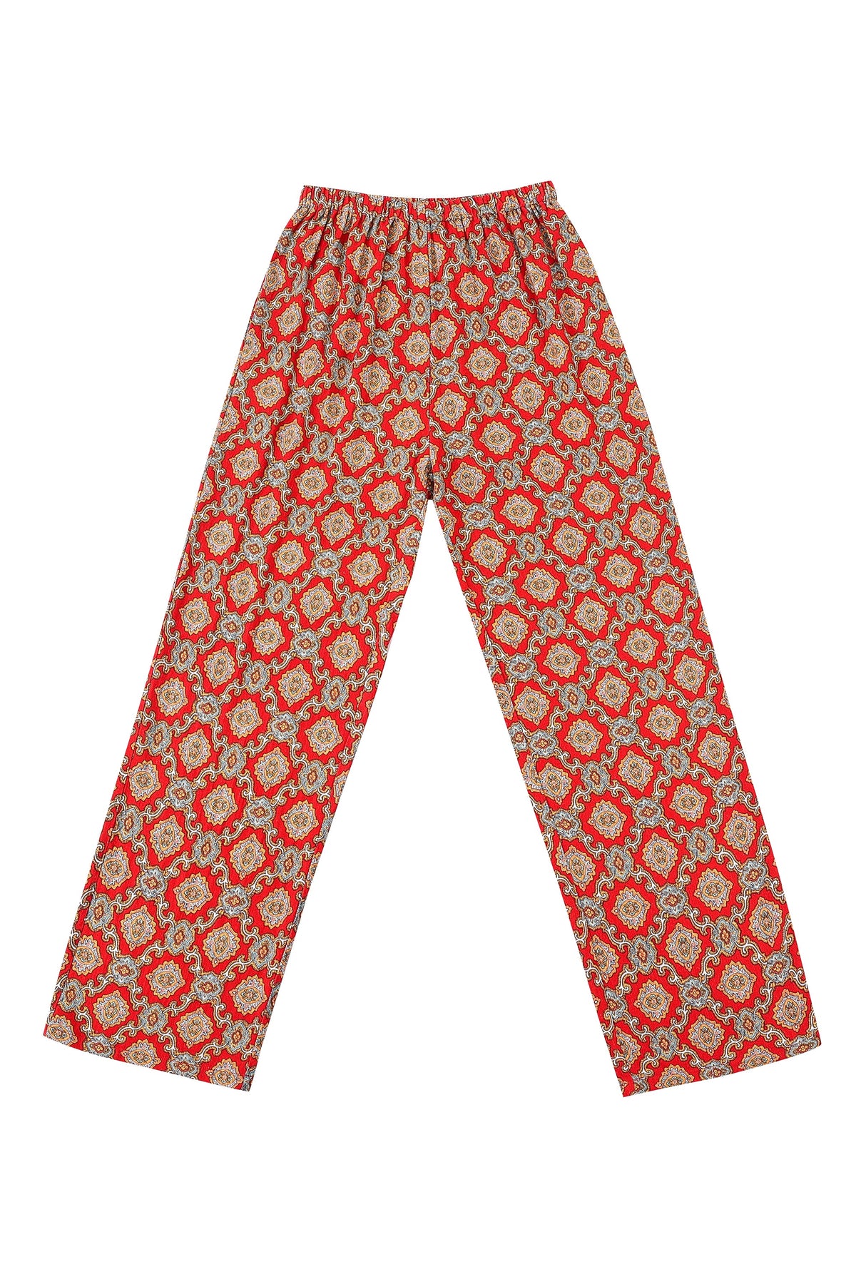 Lazy Pants Soft Linen Fancy Red Couch