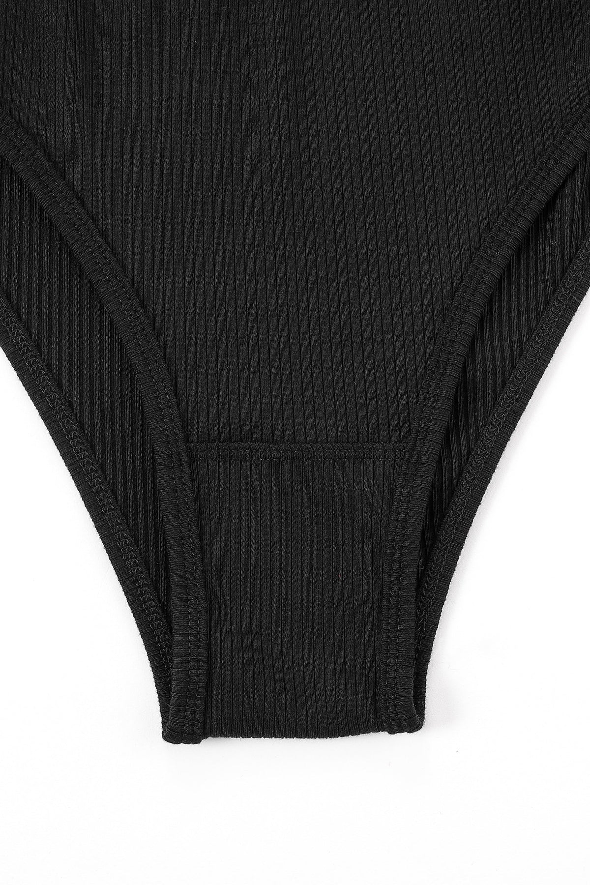 High Waist Underwear Tencel Rib Black