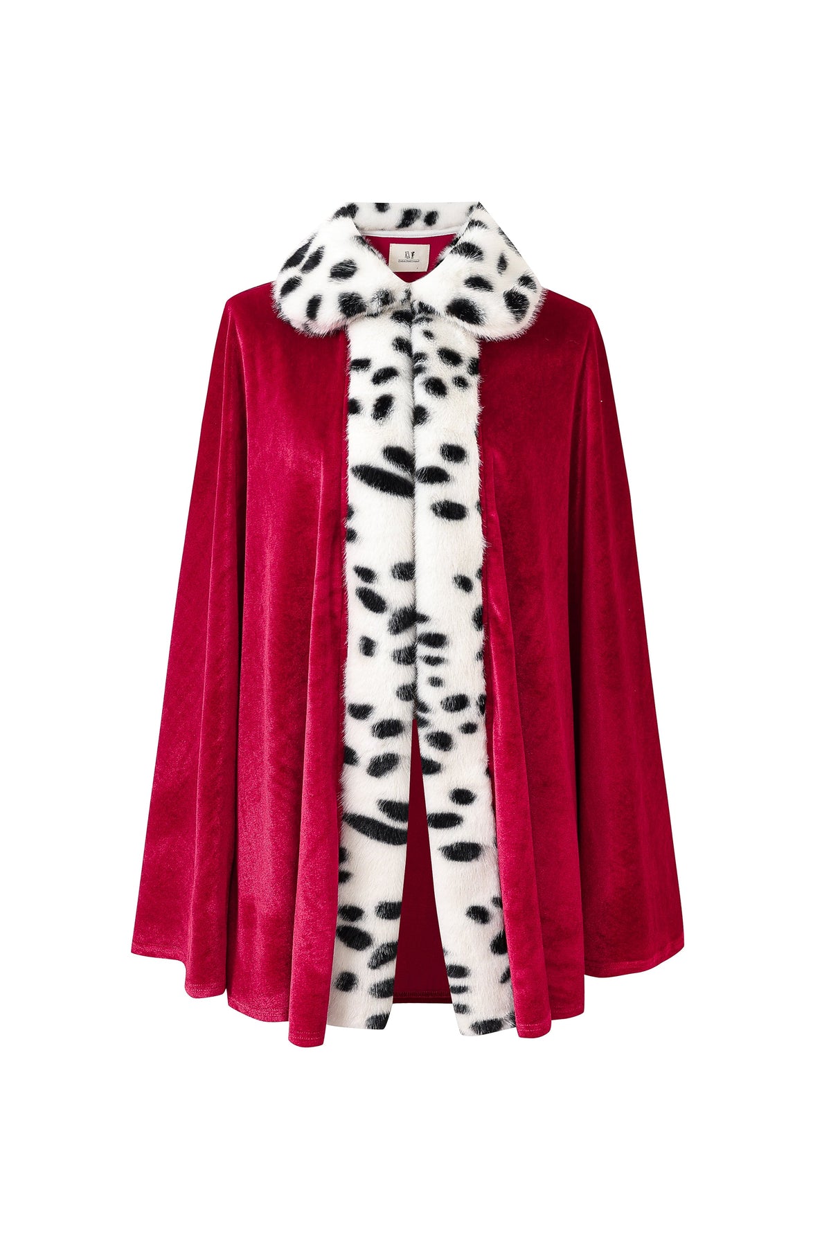 3 left - Kids's Faux Fur Red Velvet King Cape
