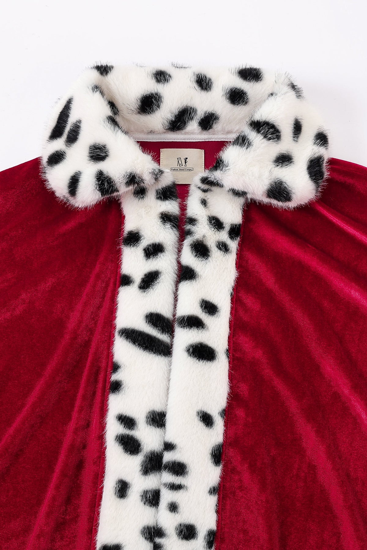 3 left - Kids's Faux Fur Red Velvet King Cape