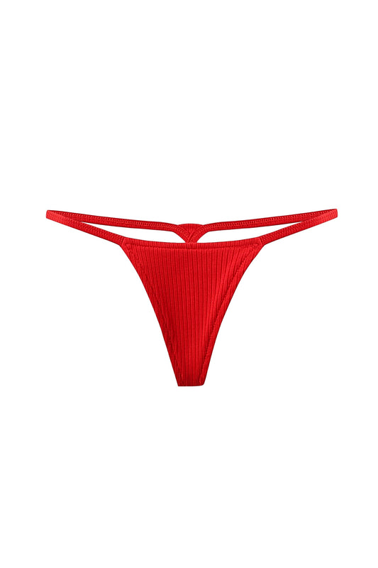 Tencel Rib Micro Thong Maraschino NEW VERSION