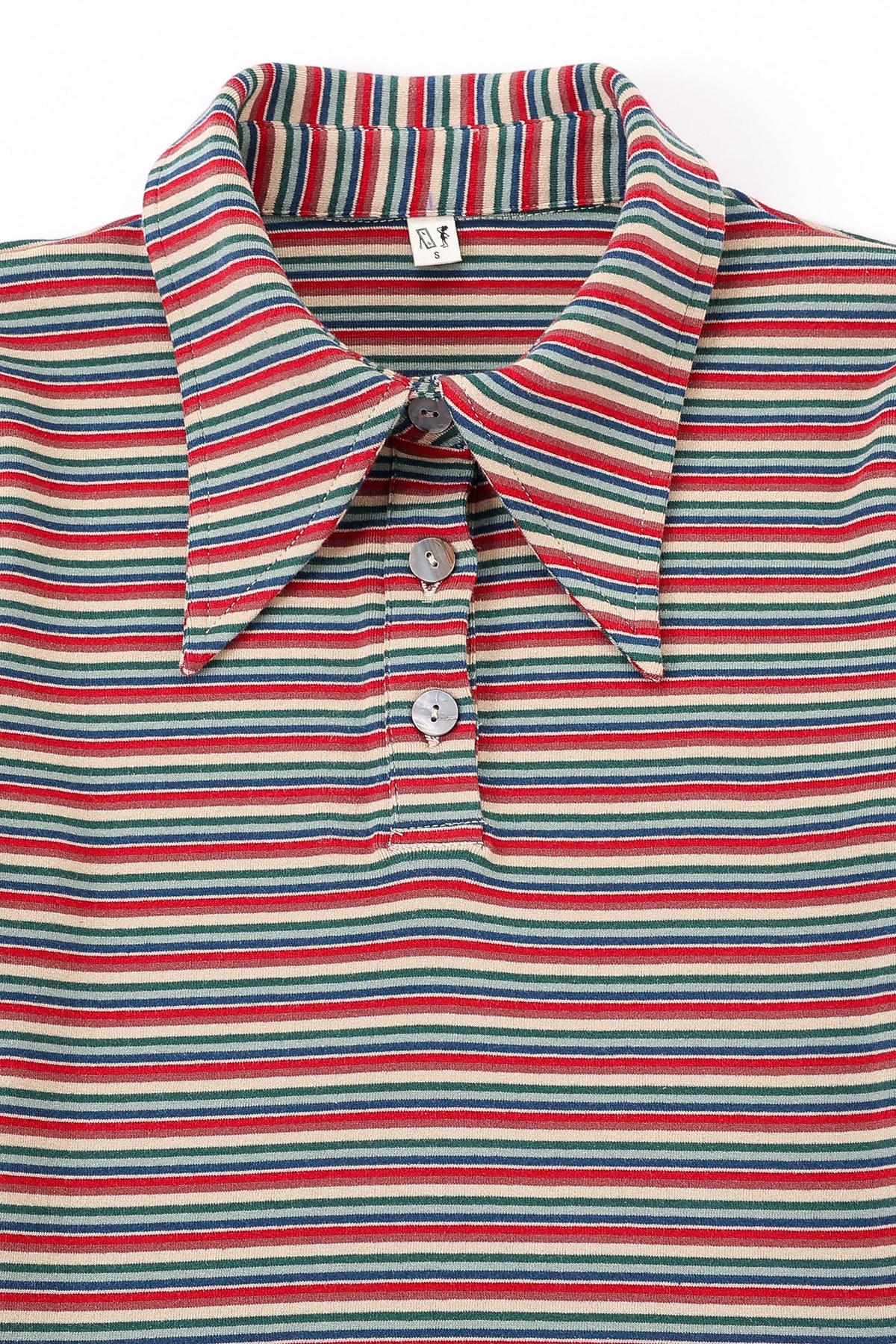 Monsanto Stripe Polo Cotton Mini Dress