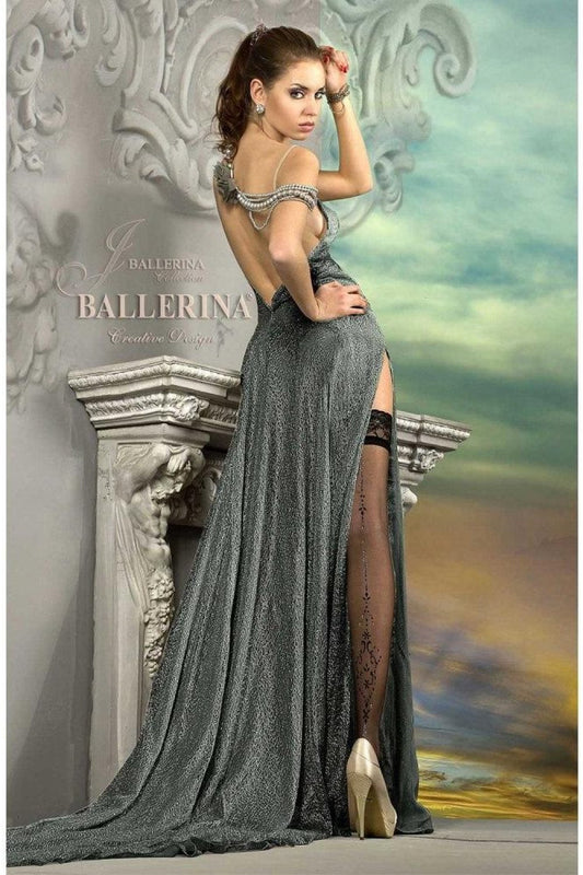 211 Lurex Backseam Hold Ups