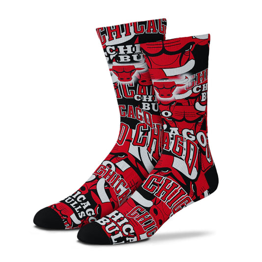 Adult Chicago Bulls NBA Montage FBF Socks