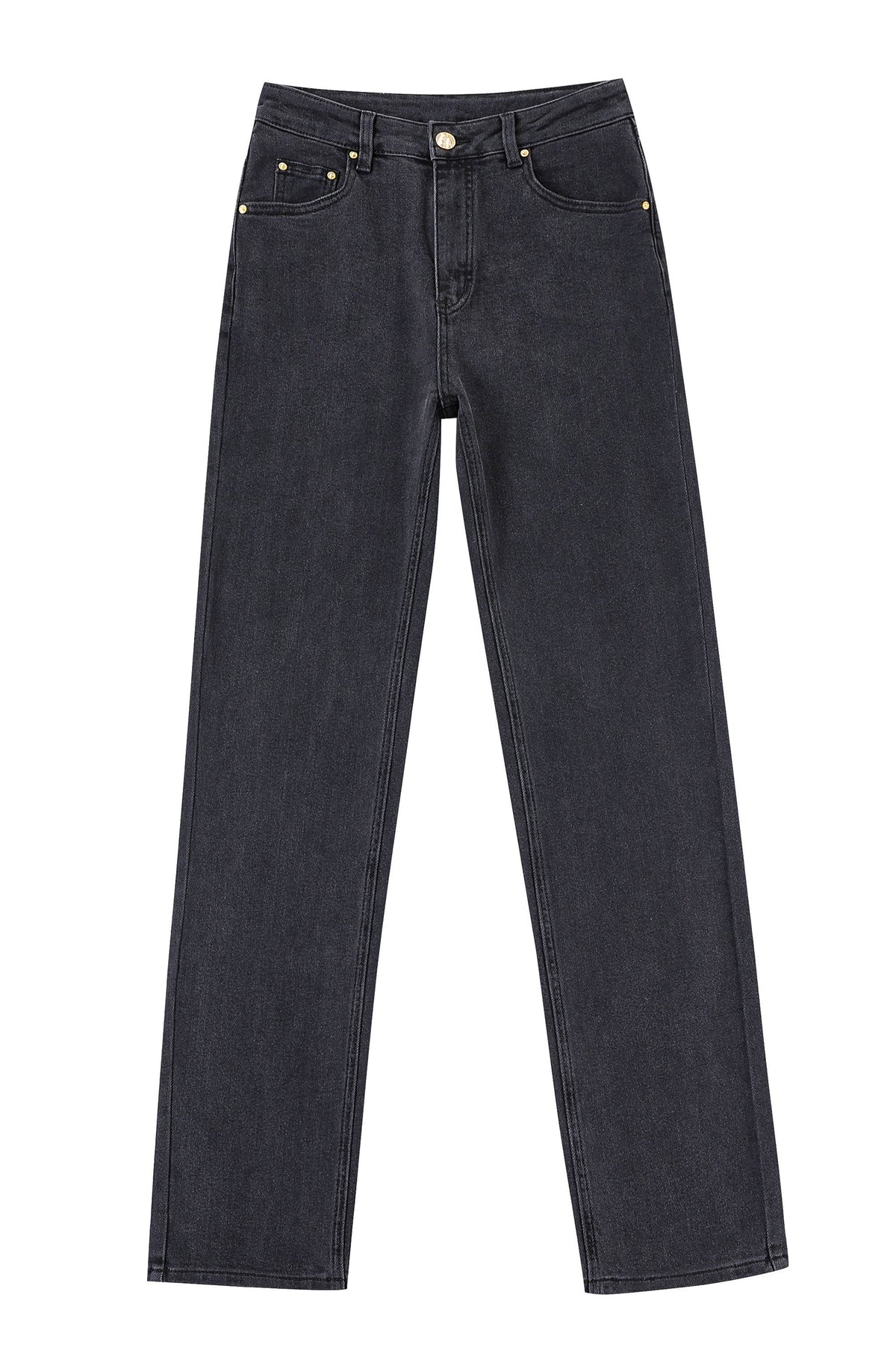 TALL Nap Jeans for Big Butts black denim