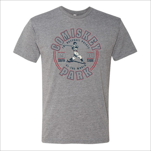 Men's Comiskey Park Heather Gray "The Baseball Palace" Tee