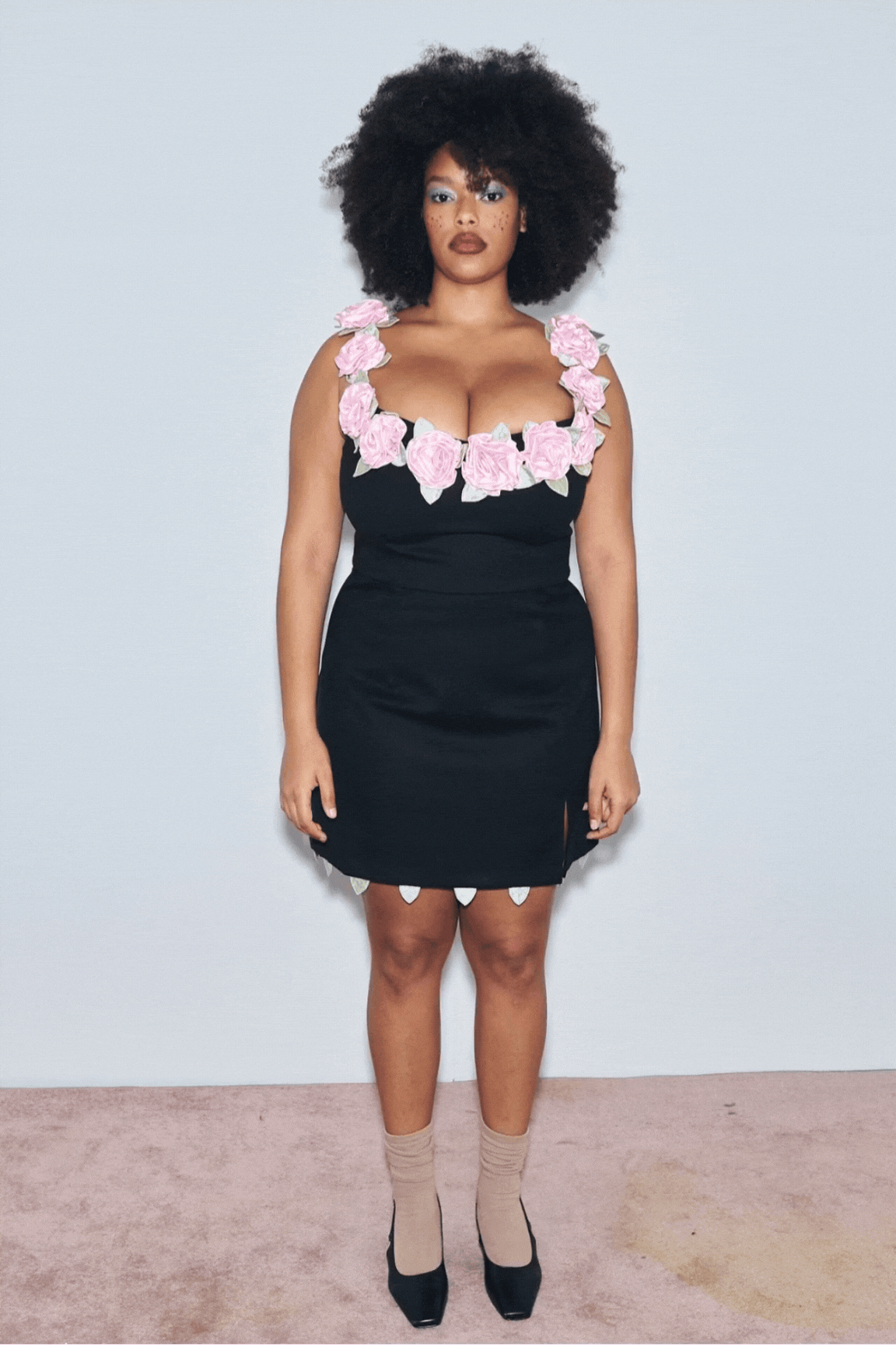 Fantasia Mini Dress Pink/Black