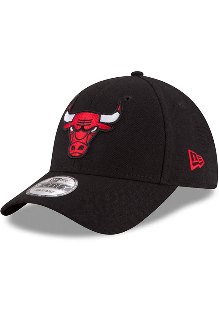 Chicago Bulls New Era The League Black 9FORTY Adjustable Hat
