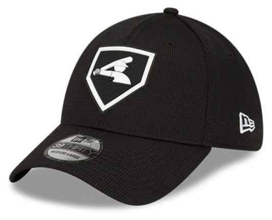 Men's Chicago White Sox New Era Black 2022 Clubhouse Black 39THIRTY Flex Hat