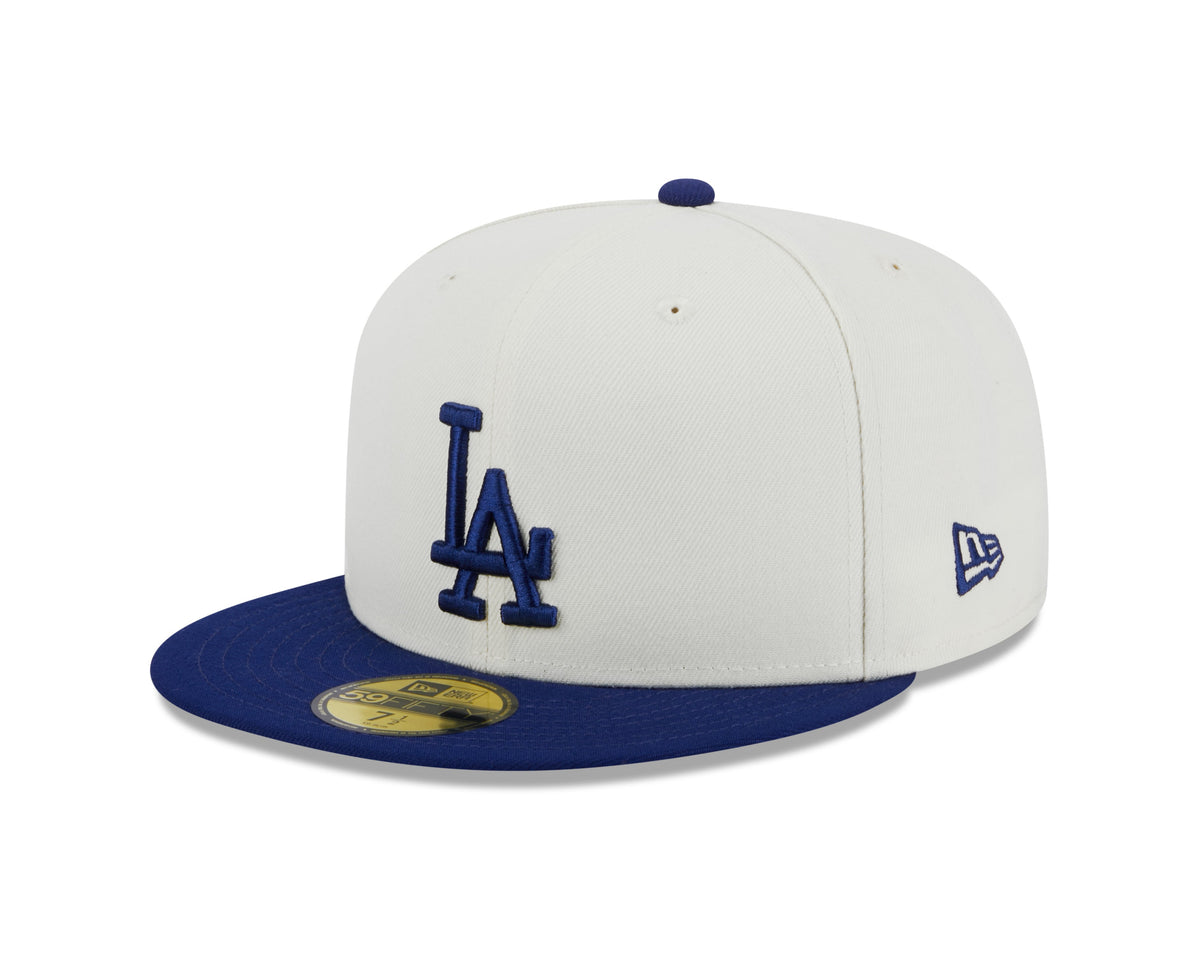 Los Angeles Dodgers 1988 World Series Cream/Royal New Era Retro 59FIFTY Fitted Hat
