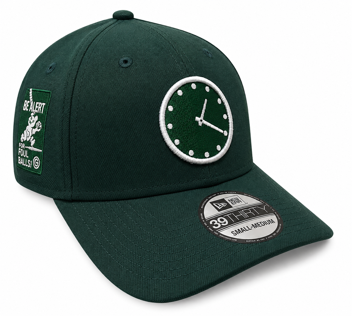 Chicago Cubs New Era Forest Green 1:20 Clock 39THIRTY Flex-Fit Hat