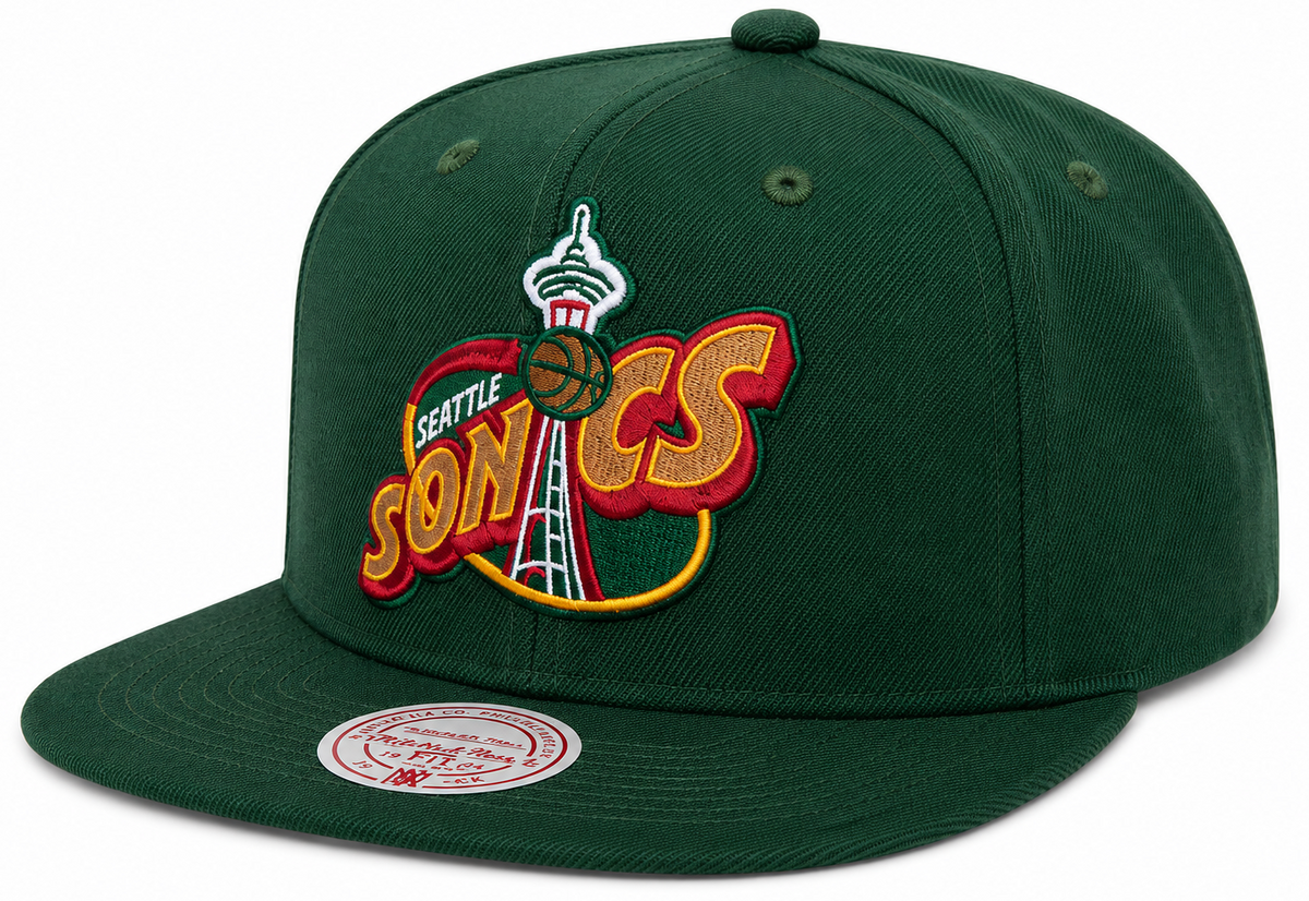 Mens NBA Seattle SuperSonics Ground 2.0 Snapback Hat By Mitchell And Ness