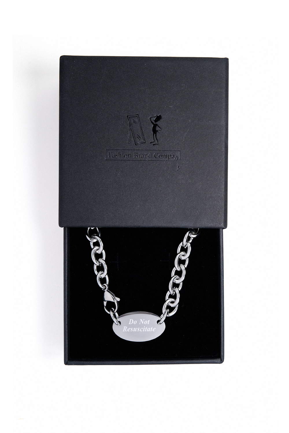 Do Not Resuscitate Stainless Steel Necklace