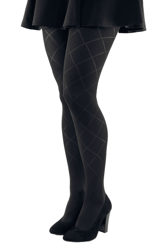 Classic Opaque Diamond Tights 1586