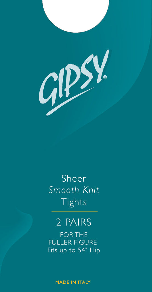 Sheer Smooth Knit Tights (2 Pair Pack) 1027