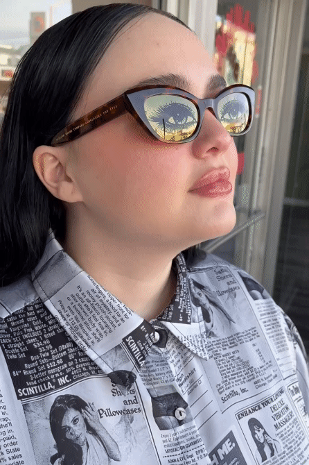Glamour Cat Eye Sunglasses Tortoise