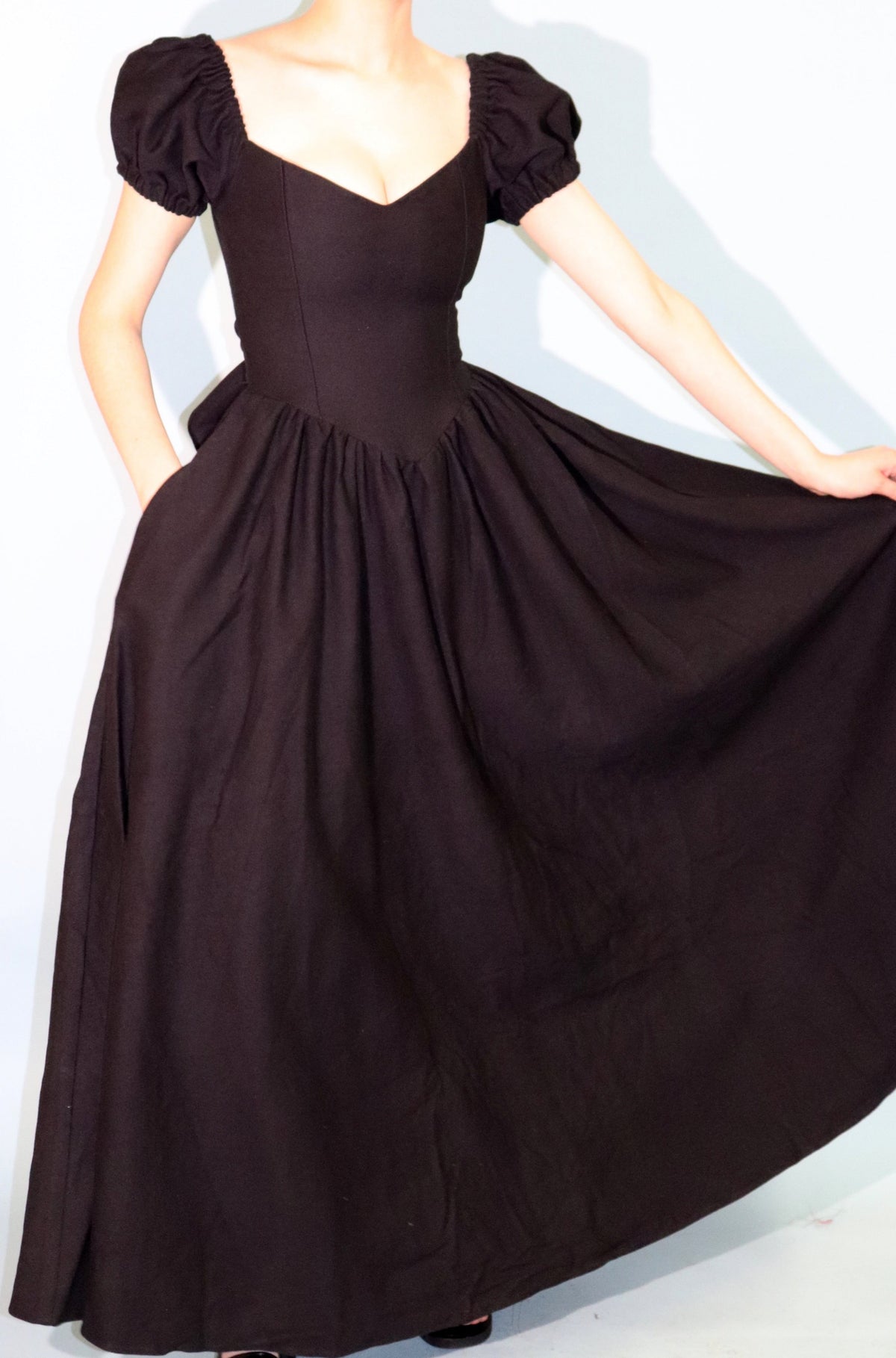 The Virgin Gown Black