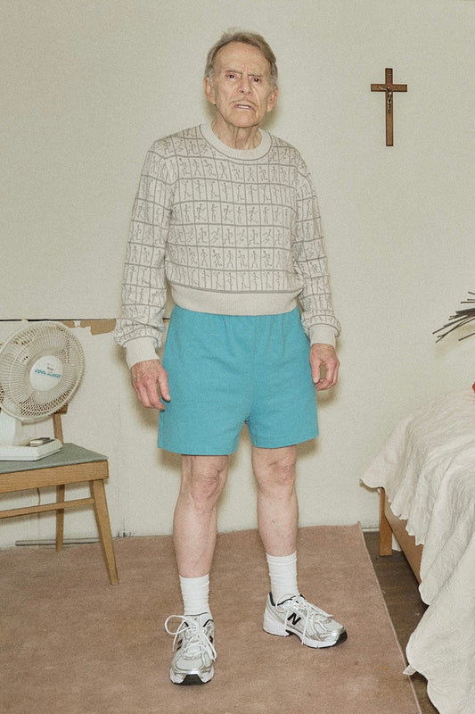 Unisex Cotton Spa Shorts Blue