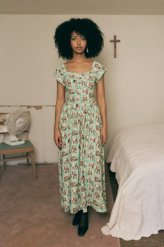 Sweetheart Soft Linen Maxi Dress Sex House