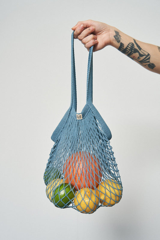 Mini Market Tote Blue