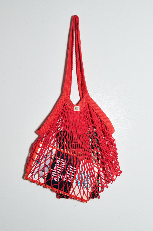 Mini Market Tote Red