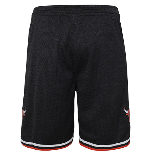 Youth Chicago Bulls Mitchell & Ness 1997 Black Hardwood Classics Swingman Shorts