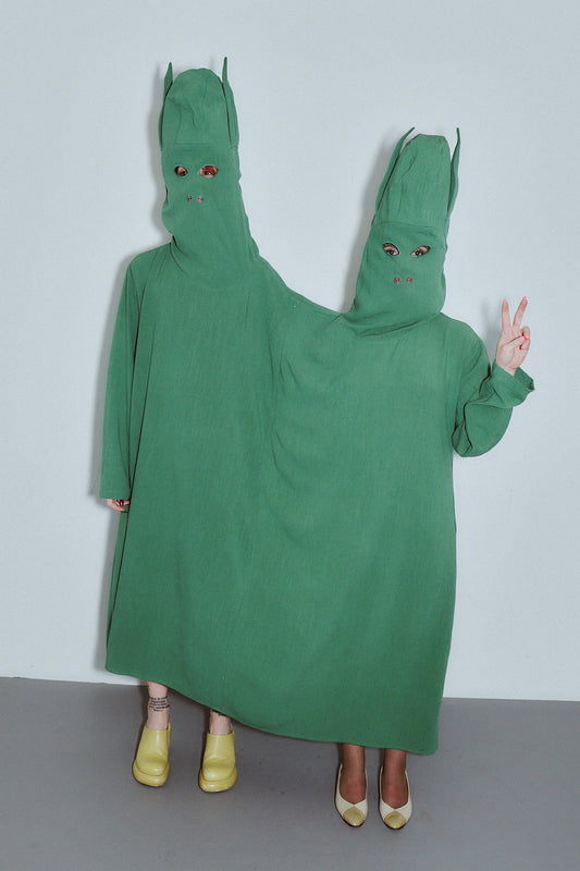 2 Headed Alien Soft Linen Costume