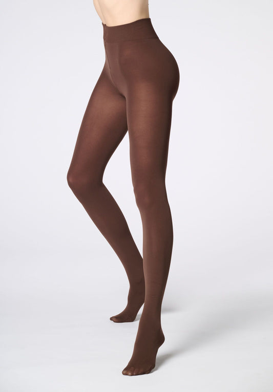 Opaque Tights  Different 80 - Dark Brown