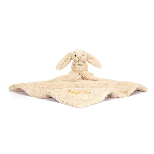 Personalised Bashful Luxe Bunny Willow Soother