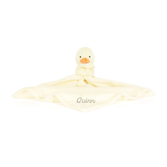 Personalized Bashful Duckling Soother