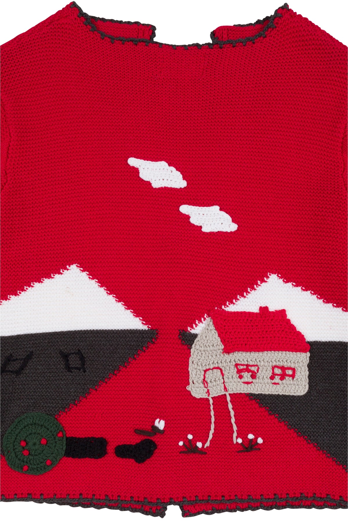 "THE ACCIDENT" Red Cardigan