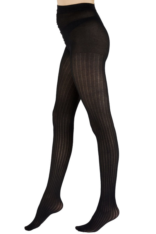 Pretty Polly Rib Patterned Opaque Tights AXX4