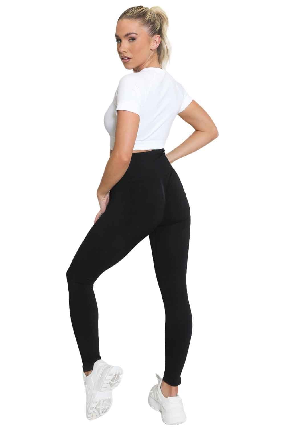 Push Up High Waisted Black Leggings
