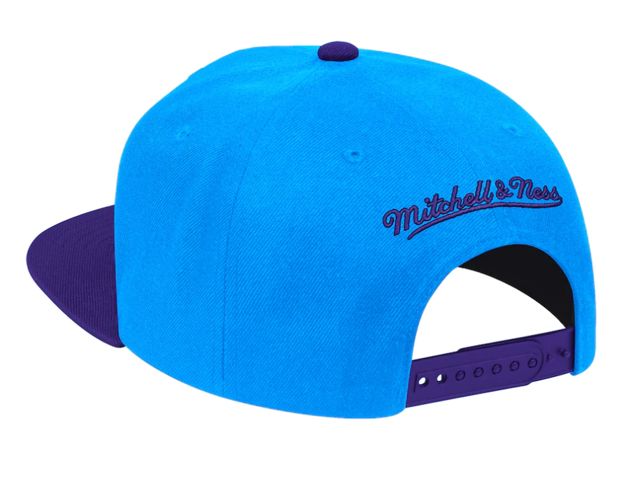 Men's New Orleans Jazz Mitchell & Ness Teal/Purple Hardwood Classics Reload 2.0 Snapback Adjustable Hat