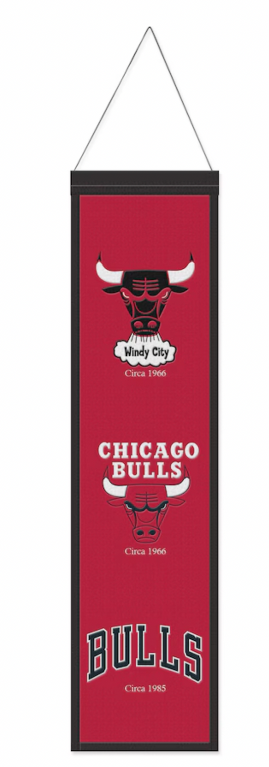 Chicago Bulls 8X32 Wool Banner